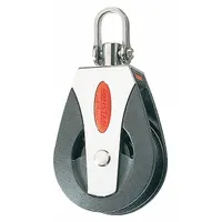 APPROVED VENDOR Pulley Block: Swivel, Pulling, 1,650 lb Working Load Limit, Fibrous Rope, Ball (MPN RF50100HL)