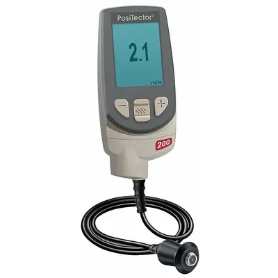 DEFELSKO Coating Thickness Gage: 150 mil Max Thick Measured, 2 mil Min Thick Measured - Gauges for Non-Magnetic Coatings on Non-Metals