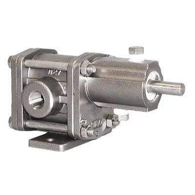 OBERDORFER Rotary Gear Pump Head: Direct Drive, Stainless Steel Body, 1/2" FNPT, 2 gpm - Pedestal-Mount Rotary Gear Pumps