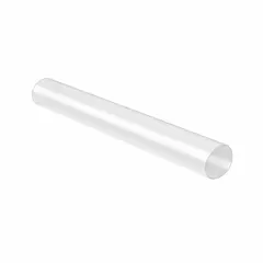 Clear polyolefin heat shrink tubing with 0.19 in inner diameter before shrinking and 6 in length. Features a 2:1 shrink ratio for insulating and protecting electrical connections, wires, and cables from moisture, abrasion, and minor mechanical stress. The clear color allows visual inspection of covered joints. Supplied in a 20-pack.