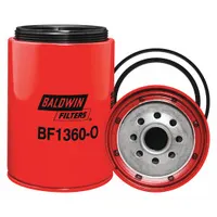 BALDWIN FILTERS Fuel Filter: Spin-On, 5 11/16 in Overall Lg, 4 5/16 in Outside Dia, Cellulose (MPN BF1360-O)