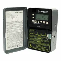 INTERMATIC Electronic Timer: 7 day, Astronomic, 120-277V AC, DPST/SPST, Digital (MPN ET8215C)