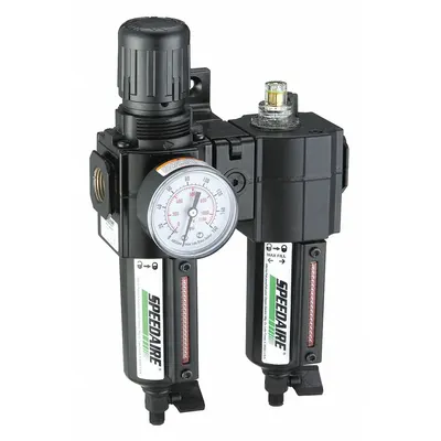 SPEEDAIRE Filter/Regulator/Lubricator: 3/8 in NPT, 60 cfm, 250 psi Max Op Pressure - Speedaire Filter, Regulator & Lubricators (FRLs)