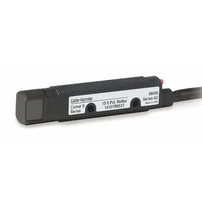 EATON Photoelectric Sensor: M18 Threaded, Non-Terminated Cable, 10-30V DC, NPN and PNP - Cylindrical Sensors with Non-Terminated Cables
