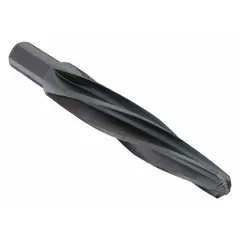 This car reamer features a three-flat shank for secure gripping in tap wrenches or machine holders. Made from black oxide high speed steel, it is used to enlarge or finish holes in metal, wood, or plastic. Suitable for general-purpose reaming in maintenance, fabrication, and repair applications.