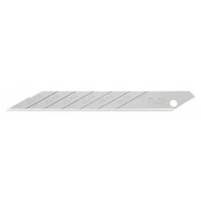 OLFA Snap Off Art Blade: 4 1/2 in Blade Lg, 0.38 mm Blade Thick, Steel, 11/32 in Blade Wd - Replacement Precision Knife Blades