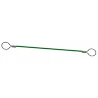 INNOVATIVE COMPONENTS Tool Lanyard: Stainless Steel, 6 in Overall Lg, 5/16 in Loop 1 Size, Nylon (MPN LN3/640600X337X)