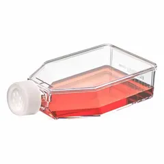 APPROVED VENDOR Plastic Cell Culture Flask, 250 mL, Polystyrene, Sterile, Graduated, with Closure, MPN TC-FLSK-75-V-NT