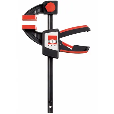BESSEY Bar Clamp/Spreader: Soft-Touch Smooth, 24 in Max Jaw Opening - Dual-Function Trigger Clamps & Spreaders