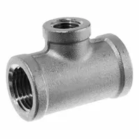 USA INDUSTRIALS Metal Pipe Tee: Tee, 1/2 in x 1/4 in x 1/2 in, Class 125, Chrome-Plated C89833 Brass (MPN ZUSA-PF-22710)