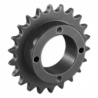 TSUBAKI Sprocket: For 40 Chain, 22 Teeth, 3.513 in Pitch Dia, 3.778 in Outside Dia, Steel (MPN 40H22)