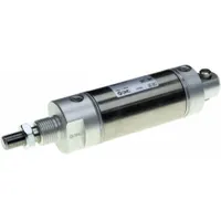SMC Round Body Cylinder: 1 1/2 in Bore, 3 in Stroke, Non-Repairable, Stainless Steel, Pivot Mounting (MPN NCMC150-0300-XC6)