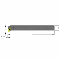 ULTRA-DEX USA Indexable Boring Bar: S12Q SDUCL3 (MPN 957-000-344)
