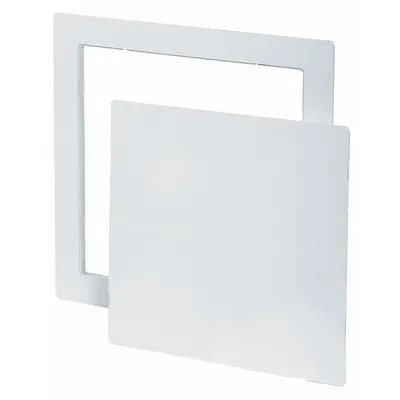 TOUGH GUY Access Door: 9 in Ht, 6 in Wd, Exposed Flange, ABS Plastic - Latching Access Doors