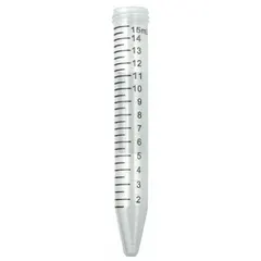 APPROVED VENDOR 229450 Polypropylene Centrifuge Tube, 15 mL, Conical, Natural, Graduated