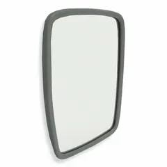 VELVAC 704032 is a rectangular, flat mirror designed for the passenger side of vehicles. Measuring 10 in x 6-1/2 in, it is non-heated and non-motorized. Commonly used on trucks, vans, and commercial vehicles for standard rearward visibility.