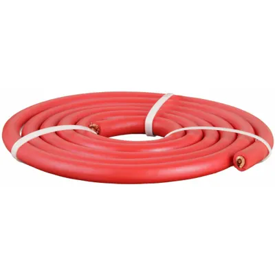 WESTWARD Battery Jumper Cable: 3/0 ga, 120 in Cable Lg, Red - Cut to Length Jumper Cables