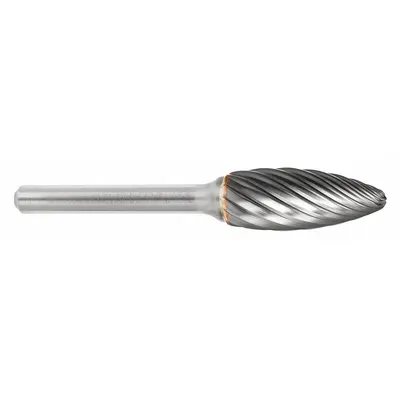SGS PRO Inox-Cut Flame Bur, SH-2, 5/16" x 3/4" Head, 1/4" Shank - Inox-Cut Flame Burs
