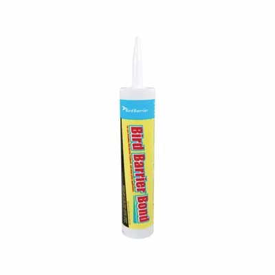 BIRD BARRIER Bird Barrier Bond: 10.2 oz, Gray, 2 in Overall Width (HA-BB03) - Bird Spike Adhesives