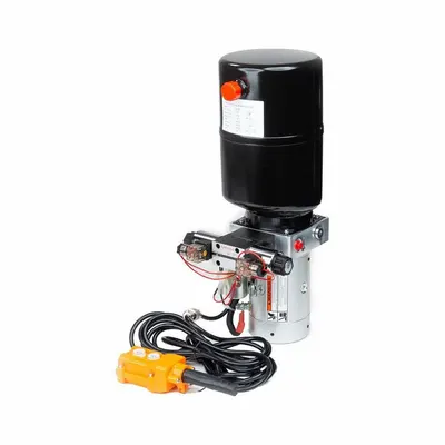 MAXIM Hydraulic Power Unit: 1.3 gpm, 2,500 psi Max. Pressure, 6 qt Reservoir Capacity - Double Acting DC Hydraulic Power Units