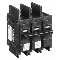 Miniature Circuit Breaker: 15 A Amps, 240V AC, 3 Poles, Std (MPN BQ3B015)