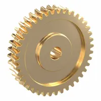 Worm Wheel: Reduction Ratio 40, Module m 2.5, Right Hand, 20° Pressure Angle, Aluminum Bronze (MPN AG2.5-40R1)