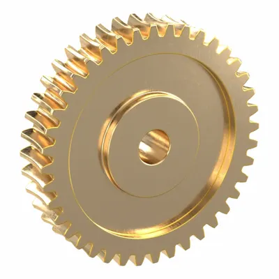 KHK GEARS Worm Wheel: Reduction Ratio 40, Module m 2.5, Right Hand, 20° Pressure Angle - Metric Worm Wheels