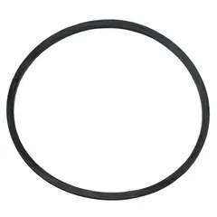 Replacement gasket for Parker hydraulic filtration systems. Used to seal filter housing components, preventing fluid leaks and maintaining system pressure and cleanliness in industrial hydraulic circuits.