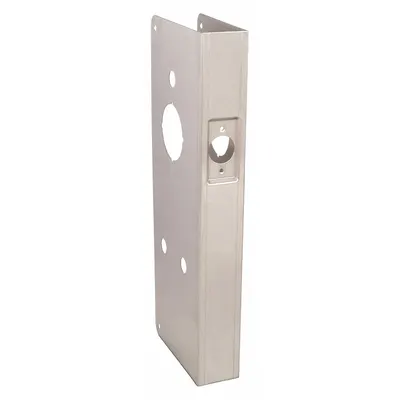 OEM APPROVED VENDOR Door Reinforcer, 14 in H x 1 3/4 in W, Stainless Steel - Door Reinforcers