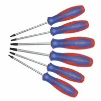 WESTWARD Magnetized Tip Screwdriver Set: 1-10 Pieces, 6 Pieces, Torx Tip, 8 in_8 1/2 in Overall Lg (MPN 401L78)