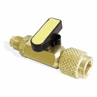 PRO-SET Ball Valve: Input 1/4 in Female SAE, Output 1/4 in Male SAE (MPN BV)