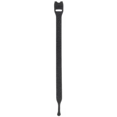 VELCRO BRAND Hook-and-Loop Cable Tie: 12 in Lg, 3.50 in, 1 in Wd, Nylon/Polypropylene - Slotted Hook-and-Loop Cable Ties