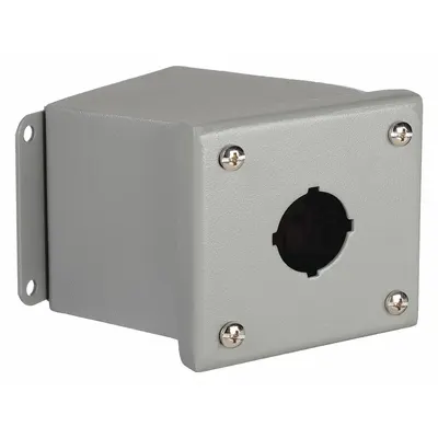 WIEGMANN WPBA1 Push Button Enclosure, 30mm, 1 Hole, Carbon Steel, NEMA 12/13 - Enclosures for 30mm Operators