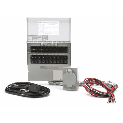 RELIANCE Manual Transfer Switch: Single Phase, 125/250V AC, 30 A Current Rating - Manual Transfer Switches