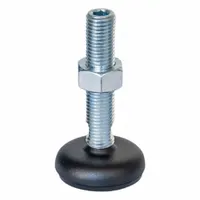 JW WINCO Male-End Leveling Mount: Swiveling Stud, 5/8"-11 Thread Size, 3.15 in, 2,473 lbf Capacity (MPN 30-80-5/8X11-75-A5-UK)