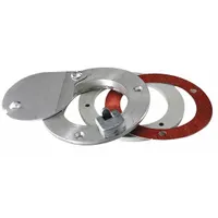 AMERICAN GARAGE DOOR SUPPLY Latching Exhaust Port: Aluminum, For 1/4 in Door Thick - Max (MPN EL414)
