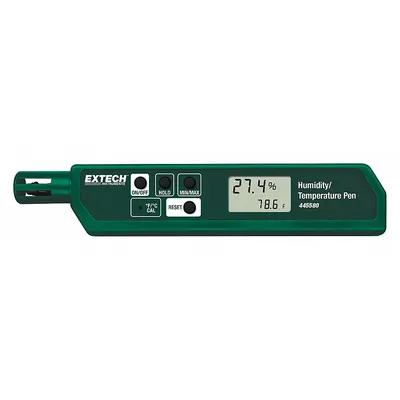 EXTECH Hygro Thermometer: Onboard, Included - Standard Temperature & Humidity Meters