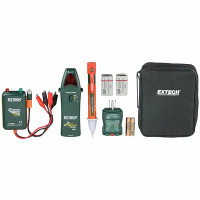 EXTECH Voltage and Continuity Tester: 100 V to 600 V, Audible/Light - Non-Contact Voltage Detectors