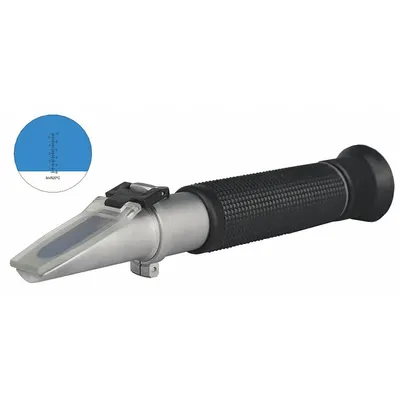 LAXCO, INC Refractometer: Brix, +/-0.1% Accuracy, Auto, Analog, 7 1/2 in Overall Dp - Analog Handheld Refractometers