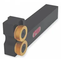 DORIAN Knurling Holder: 1 in Shank Wd, 4 in Shank Lg, 5 1/8 in Overall Lg, 2 Knurls Required, SFKT (MPN SFKT-100-4)