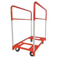 DAYTON Table Cart: 1,600 lb, 48 in L x 32 3/4 in W x 51 1/4 in H, For 30 1/2 in Max Chair Wd, Red