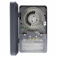 TORK Electromechanical Timer: 24 hr, 120/208-277V AC, SPDT, Mechanical (MPN 8009A)