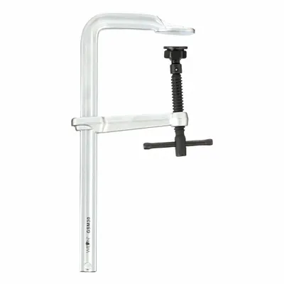 WILTON Bar Clamp: Heavy Duty, Sliding T Handle, 12 in Jaw Opening - Max, 2,660 lb Clamping Force - Bar Clamps
