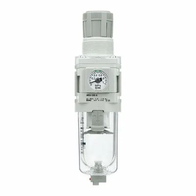 SMC Filter Regulator: AW-D Series, 1/2 in NPT, 5 micron, 1 MPa Max Op Pressure - SMC FRL Air Filter/Regulators