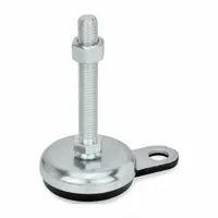 JW WINCO Male-End Leveling Mount: Swiveling Stud, 3/8"-16 Thread Size, 2.36 in, 2,248 lbf Capacity (MPN 32-60-3/8X16-100-A1-SK)