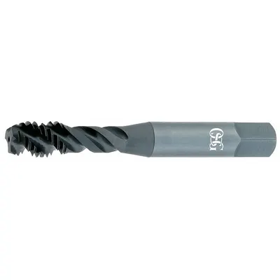 OSG Screw Thread Insert STI Tap: Spiral Fute, 5/16"-24 UNF, H2 / 2B-3B, 3 Flute - Spiral-Flute STI Taps for Steel & Stainless Steel
