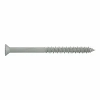 DEWALT Screw Anchor: 2 3/4 in Overall Lg, 3/16 in Dia, Stainless Steel, Zinc-Plated, Torx, 100 PK (MPN DFM4EUF335S)