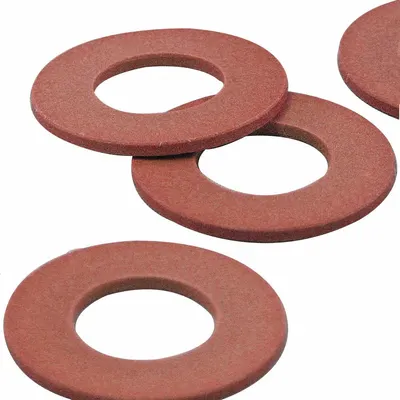 BUNTING BEARINGS Thrust Washer: 3/8 in Bore, PTFE, JLON 4200, 3/4 in OD, 0.062 in Thick - General Purpose Dry-Run Plastic Thrust Washers