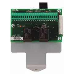 This PC board assembly is a replacement control board for LCN 4640 series automatic door operators. Constructed with an aluminum substrate, it is designed for use in commercial and industrial facilities to restore or upgrade door operator functionality during maintenance or repair.