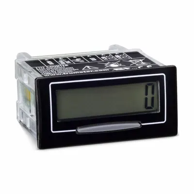 TRUMETER Electromechanical Counter: Totalizers, Front Panel Mounting, 1 in x 1 7/8 in